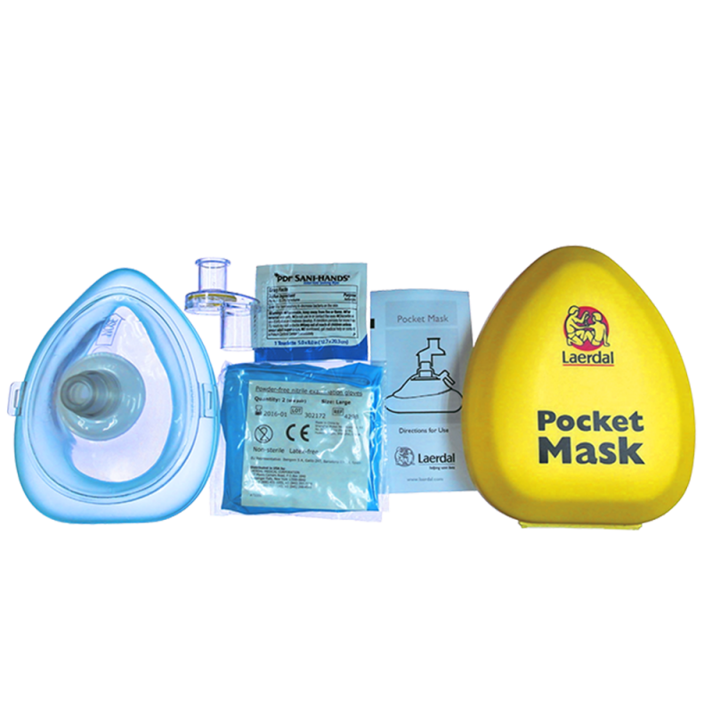 Laerdal Pocket Mask with Glove & Wipe in Yellow Ha... Laerdal Pocket Mask with Glove & Wipe in Yellow Ha...