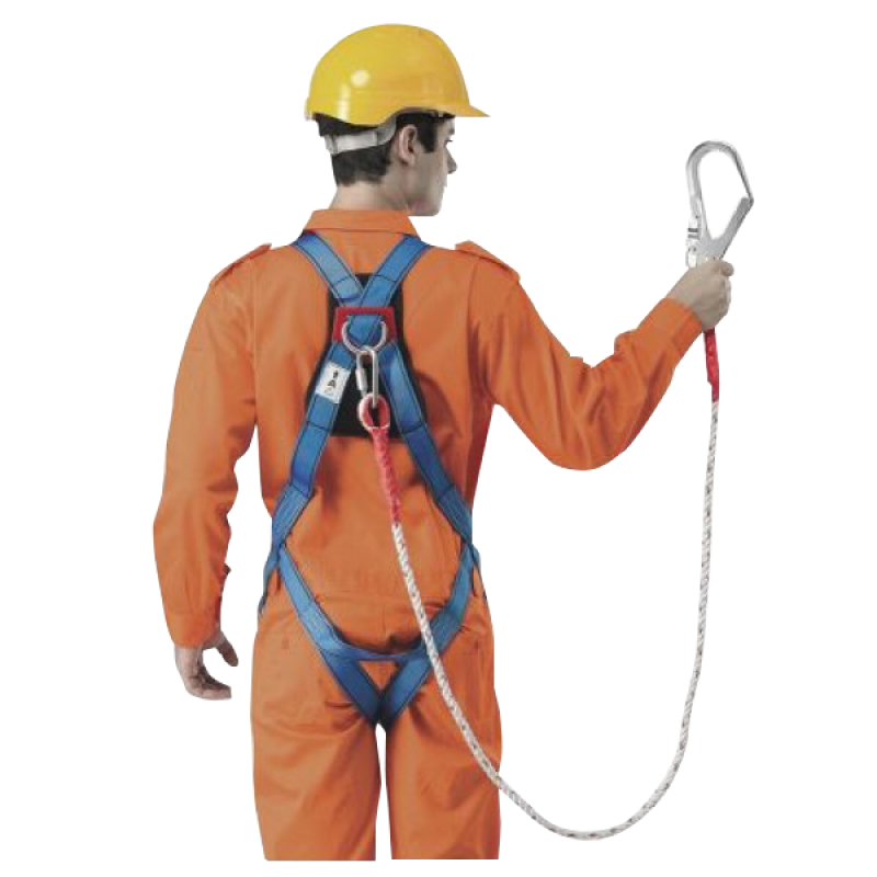 Full Body Harness Built-in Lanyard and Large Hook