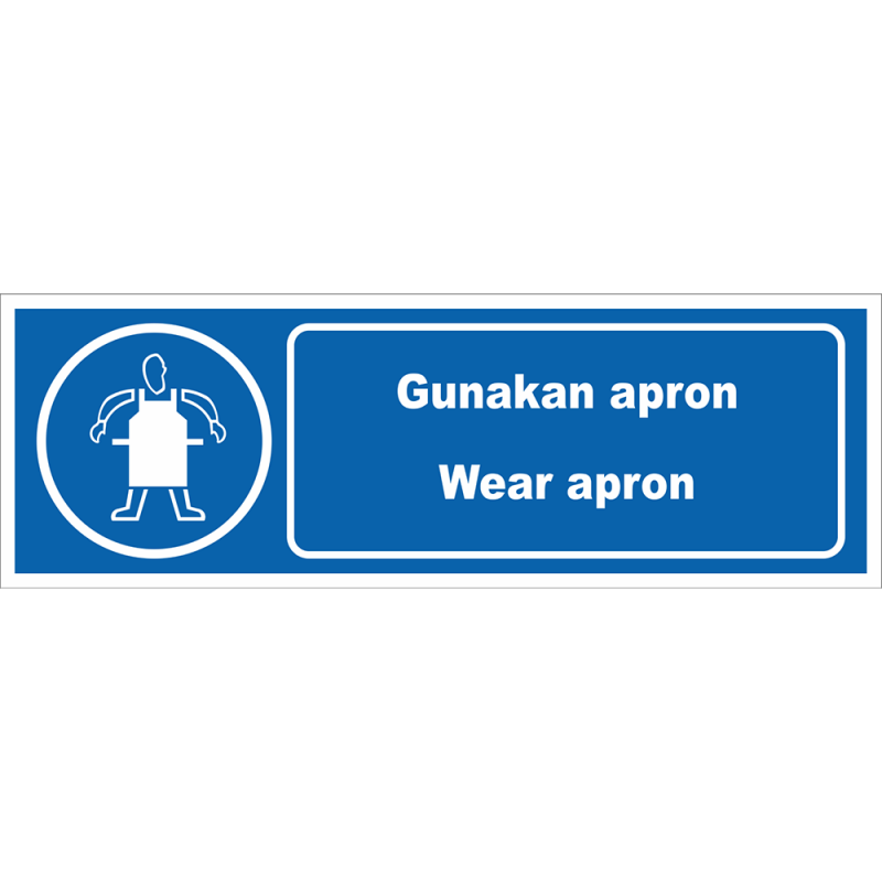 Wear apron Wear apron