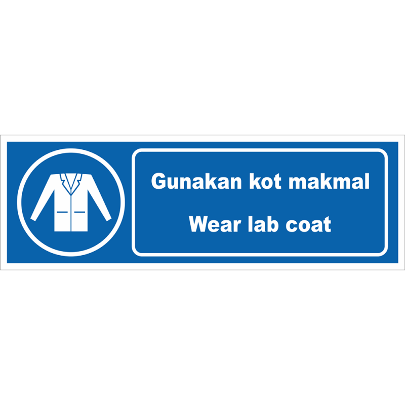 Wear lab coat