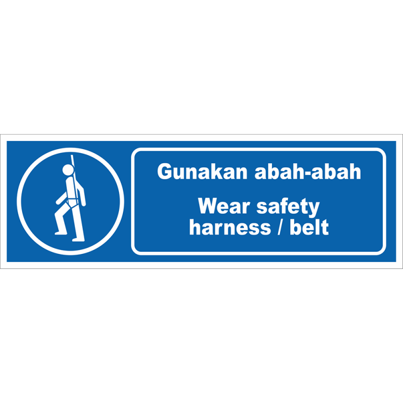 Wear safety harness/belt