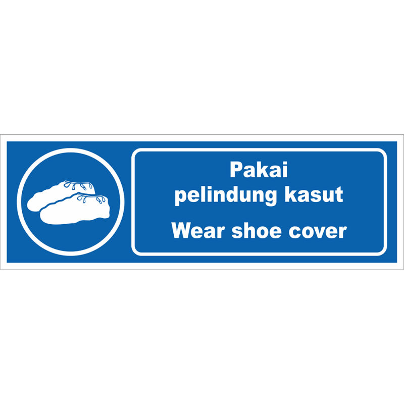 Wear shoe cover Wear shoe cover