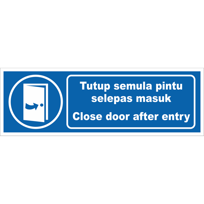 Close door after entry Close door after entry