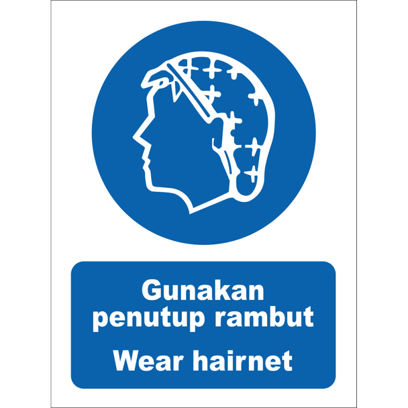 Wear hairnet Wear hairnet