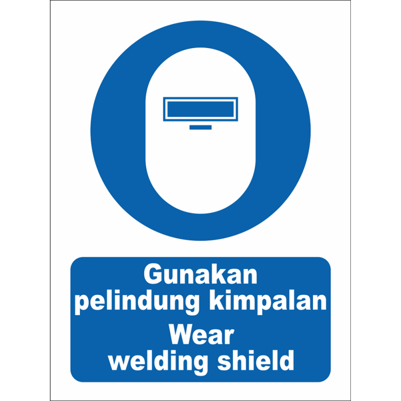 Wear welding shield