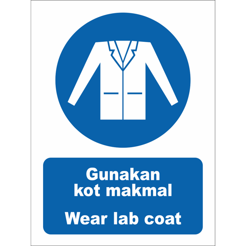 Wear lab coat Wear lab coat