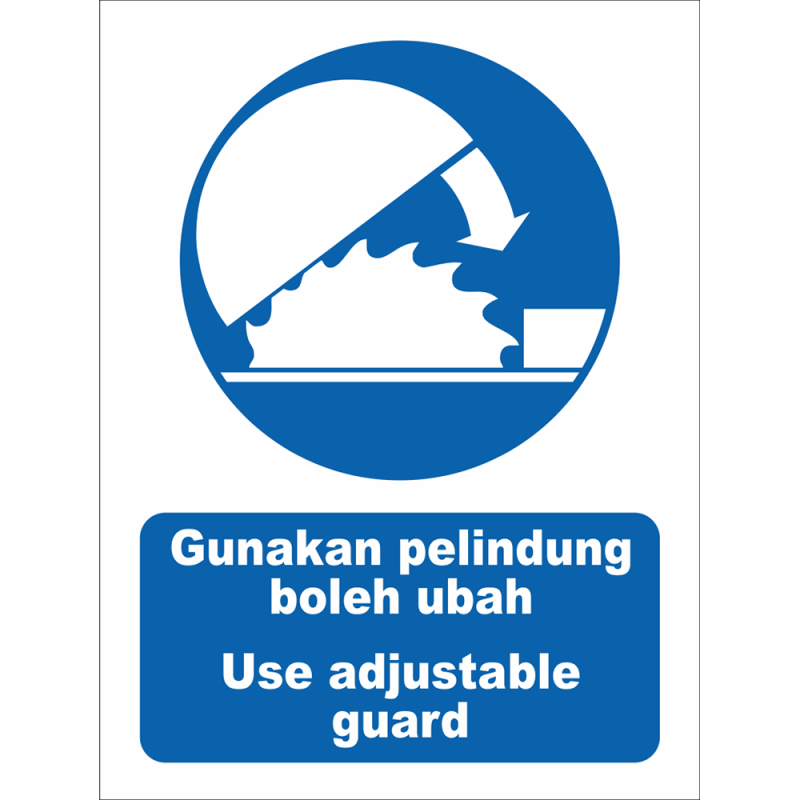 Use adjustable guard