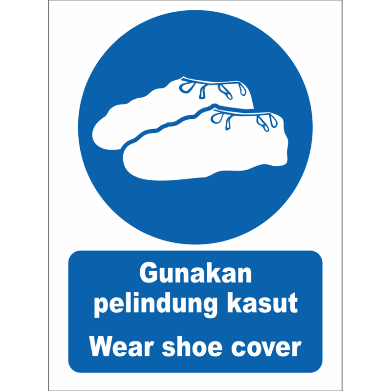 Wear shoe cover Wear shoe cover