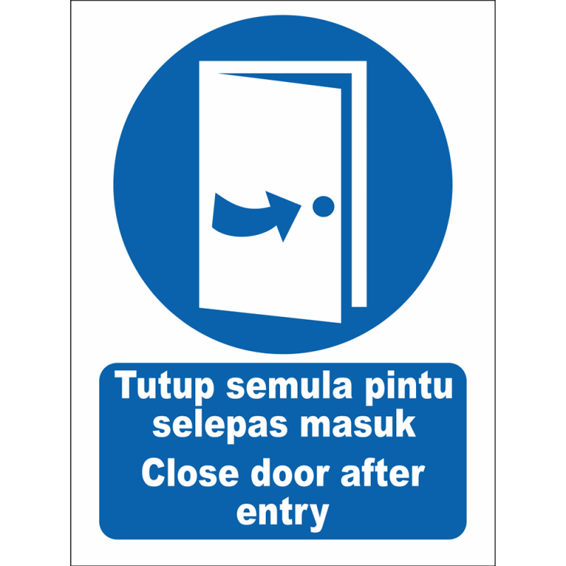 Close door after entry Close door after entry