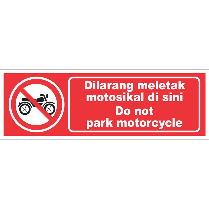 Do not park motocycle