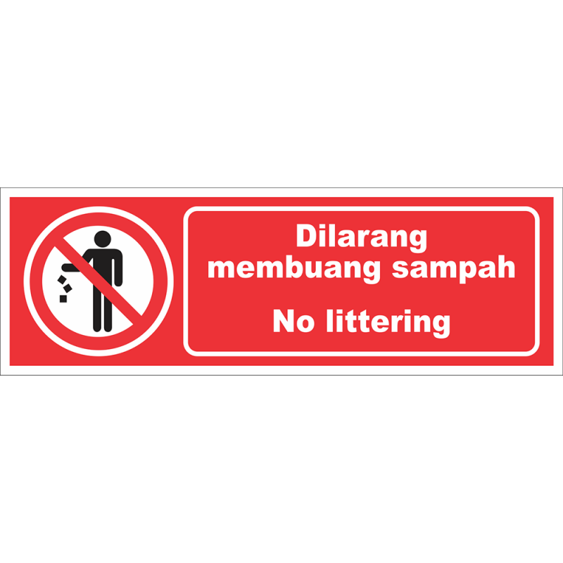 No littering No littering