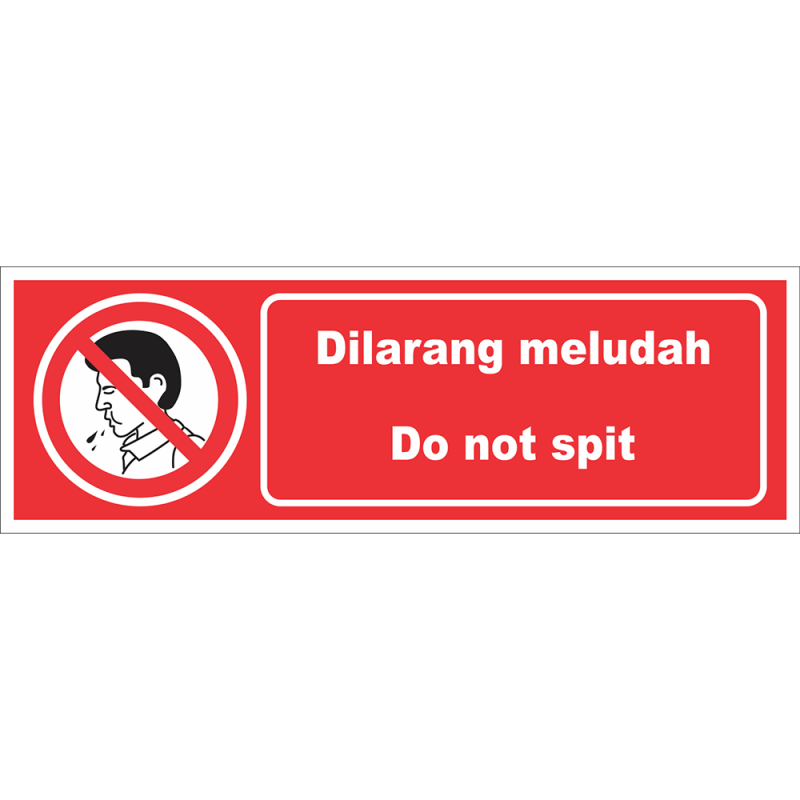 Do not spit Do not spit
