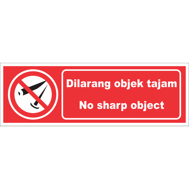 No sharp object
