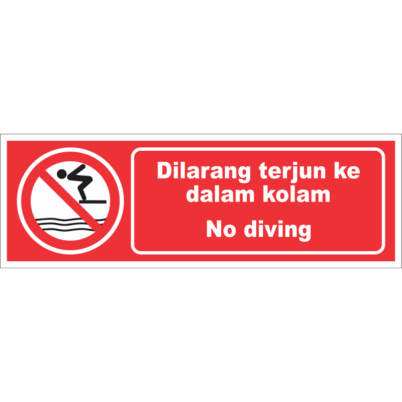 No diving No diving