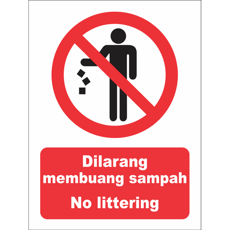 No littering No littering