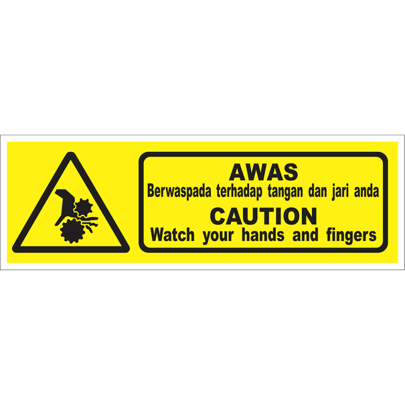 CAUTION Watch your hands and fingers