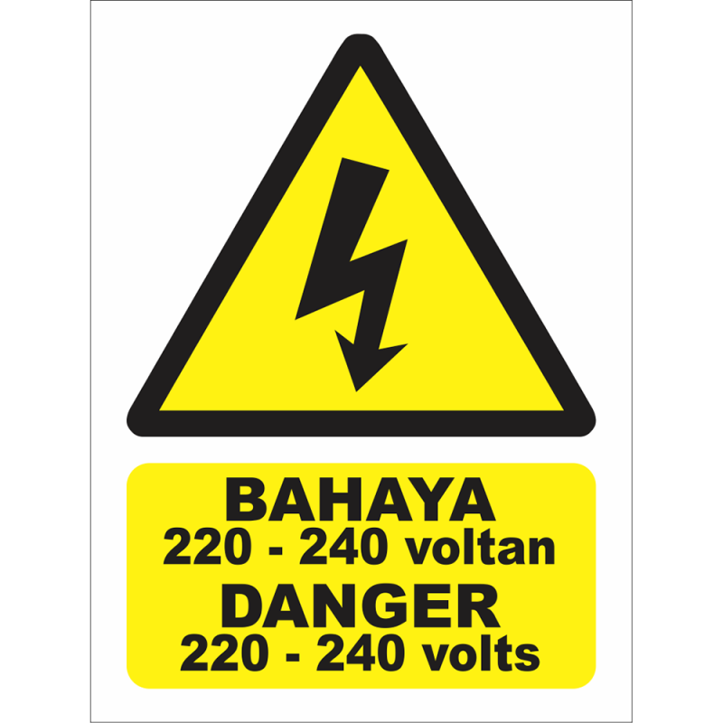 DANGER 220-240 volts DANGER 220-240 volts