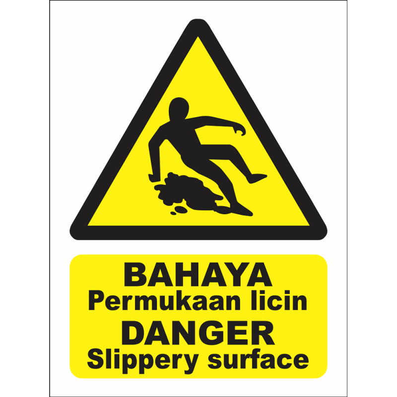 CAUTION Slippery surface