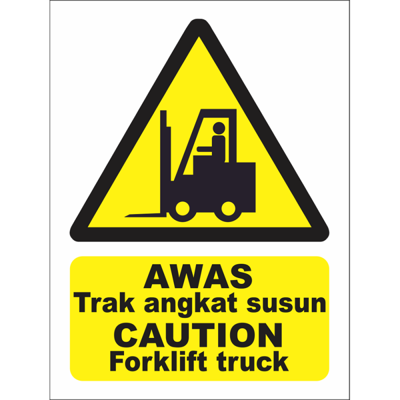 CAUTION Forklift truck CAUTION Forklift truck