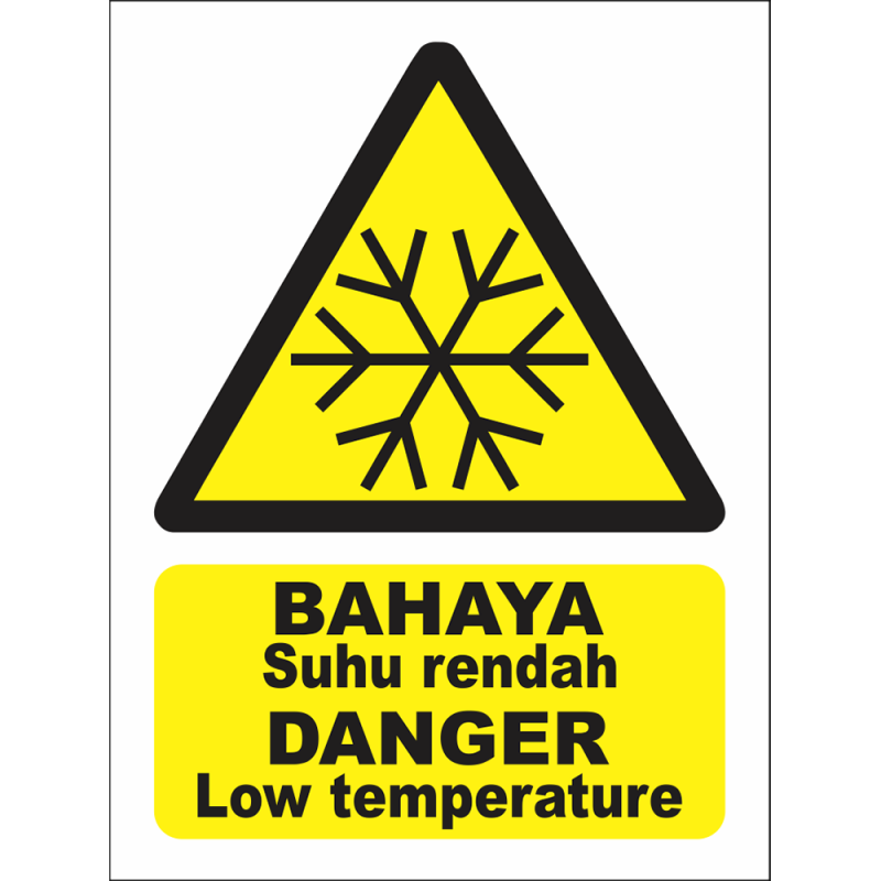 DANGER Low temperature