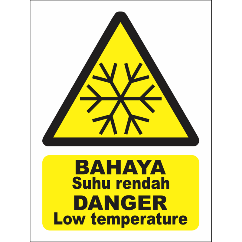 DANGER Low temperature DANGER Low temperature