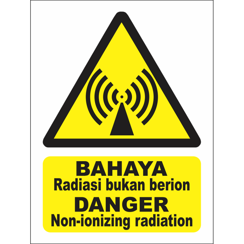 DANGER Non-ionizing radiation DANGER Non-ionizing radiation