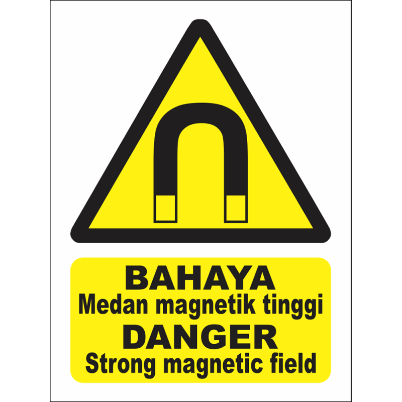 DANGER Strong magnetic field