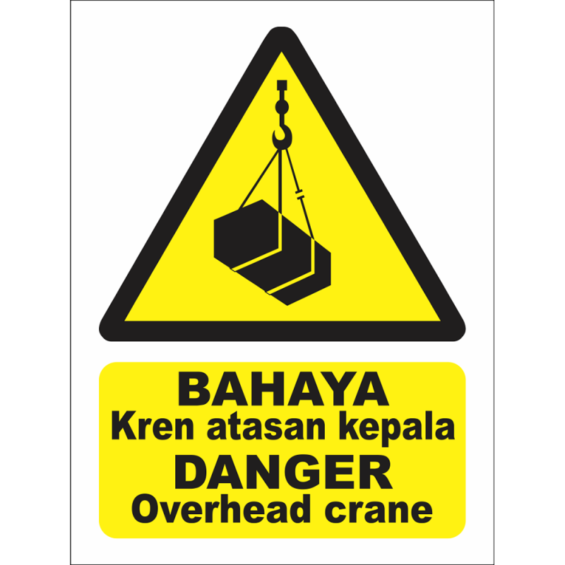 DANGER Overhead crane DANGER Overhead crane