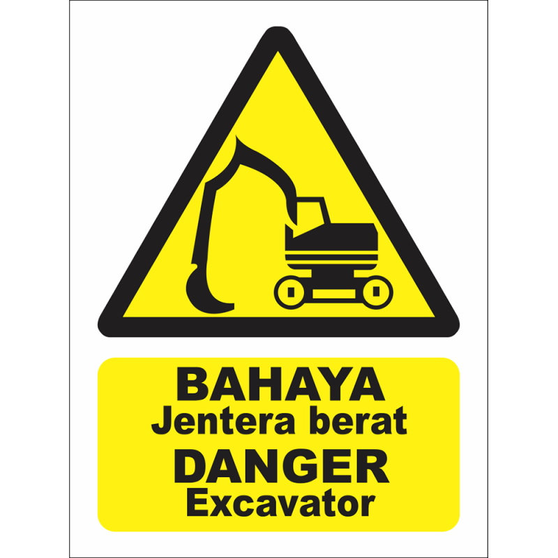 DANGER Excavator