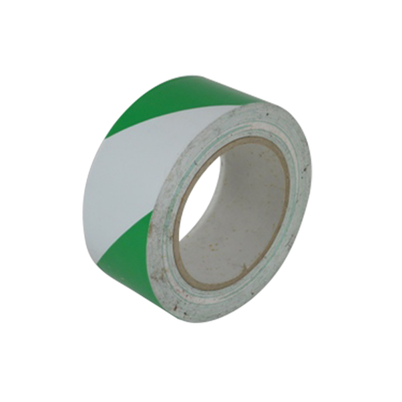 Safety Floor Tapes (Green White Stripe)